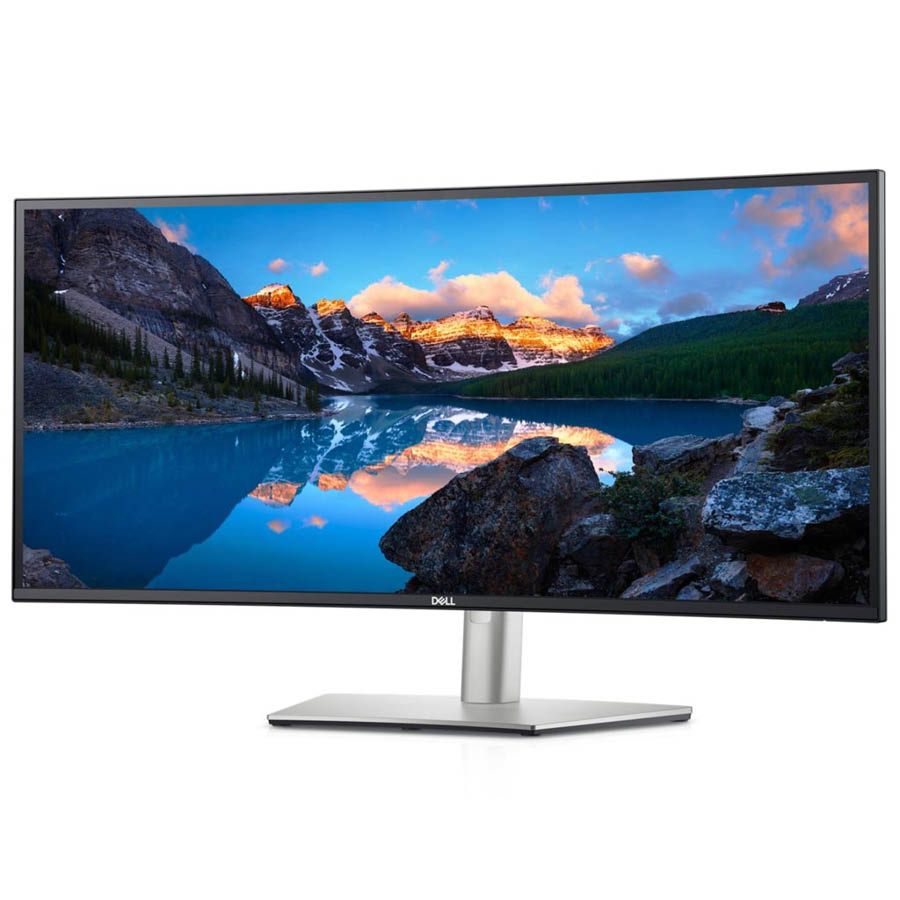 Used Monitor UltraSharp U3421WE Curved/Dell/34”UW-QHD 60Hz/3440x1440/Silver/Black/w/Speakers/DP & 2x - Image 5