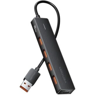 VENTION USB to USB 3.2 Gen 2 Type-A x 4/USB-C 10G Hub 0.15M Black (CHOBB) (VENCHOBB)