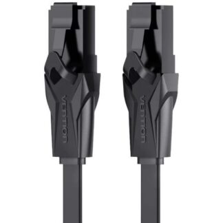 VENTION Flat Cat.6 UTP Patch Cable 1M Black (IBABF) (VENIBABF)