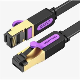 VENTION Flat Cat.7 Patch Cable 3M Black (ICABI) (VENICABI)