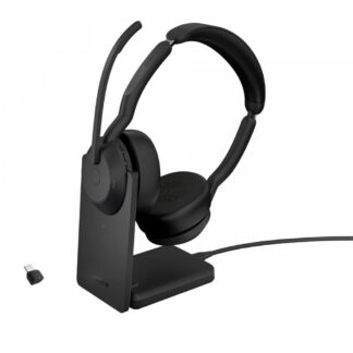 Jabra Headset Evolve2 55 UC Stereo Bluetooth USB-C (25599-989-889) (JAB25599-989-889)