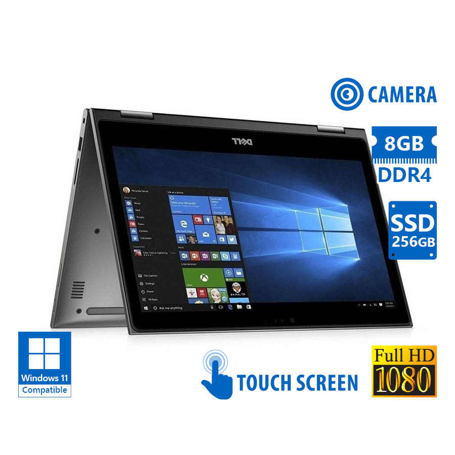 Dell (A-) Inspiron 5379 Hybrid (2 in 1) i7-8550U/13.3``FHD Touchscreen/8GB DDR4/256GB SSD/No ODD/Cam - Image 2