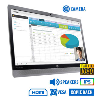 Used Monitor EliteDisplay E240c IPS LED/HP/24``FHD/w/Camera/1920x1080/Wide/Black/No Stand/w/Speakers