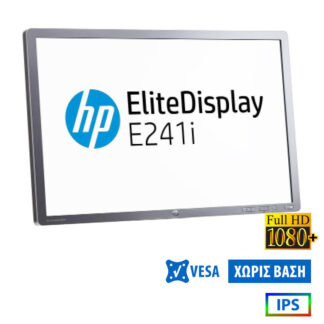 Used (A-) Monitor E241i IPS LED/HP/24``FHD/1920x1200/Wide/Silver/Black/No Stand/Grade A-/D-SUB & DVI