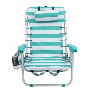 Songmics Beach Chair White/Green 68x63x75cm (GCB62JW) (SNGGCB62JW)