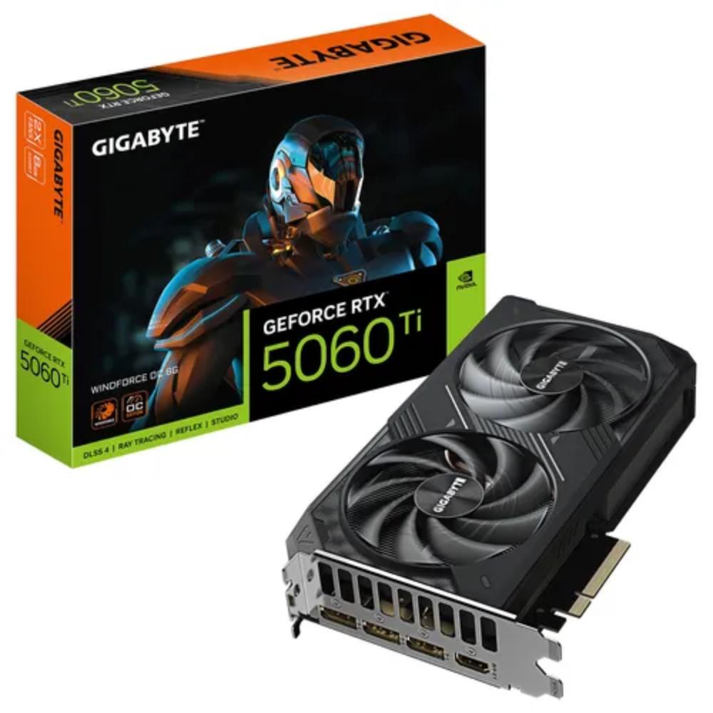Gigabyte GeForce RTX 5060 Ti 8GB GDDR7 Windforce OC (GV-N506TWF2OC-8GD) (GIGGV-N506TWF2OC-8GD)