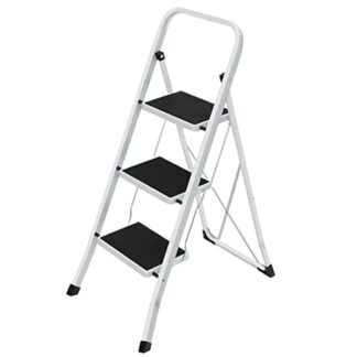 Songmics Σκάλα 3 Bαθμίδων (GSL03WT) (SNGGSL03WT)