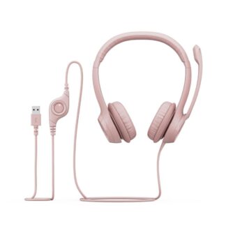 Logitech Headphones H390 Rose Gold (981-001281) (LOGH390RS)