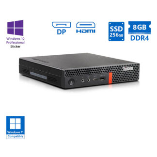Lenovo ThinkCentre M720q Tiny Pentium Gold G5400T/8GB DDR4/256GB SSD/No ODD/10P Grade A Refurbished