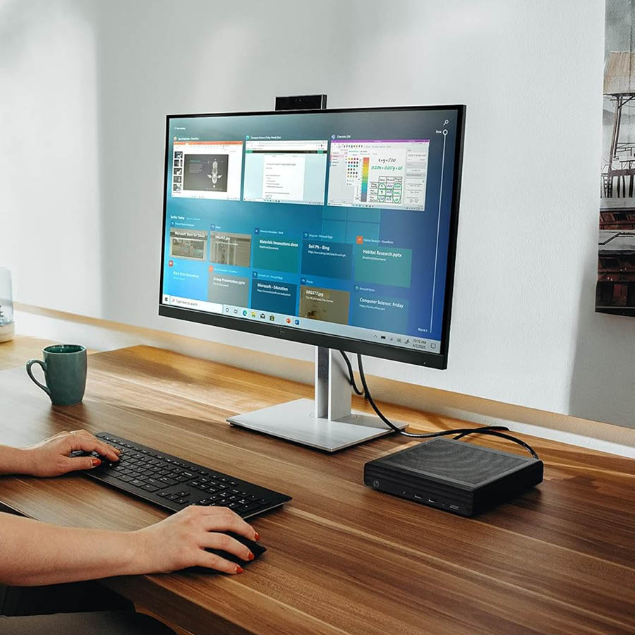 HP EliteDesk 800G6 DM i5-10500/16GB DDR4/256GB M.2 SSD/No ODD/10P Grade A Refurbished PC - Image 4