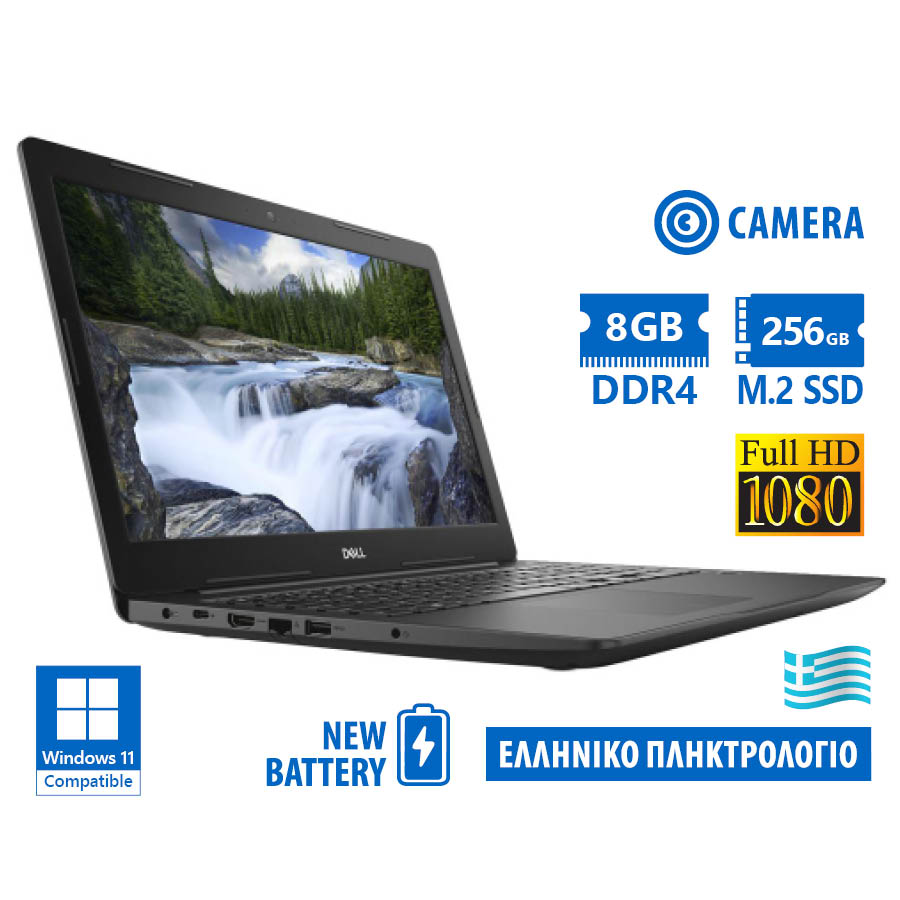 Dell Latitude 3590 i5-8350U/15.6``FHD/8GB DDR4/256GB M.2 SSD/No ODD/Camera/New Battery/Grade A Refur