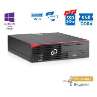 Fujitsu D756 SFF i5-6400/8GB DDR4/240GB SSD New/DVD/10H Grade A+ Refurbished PC