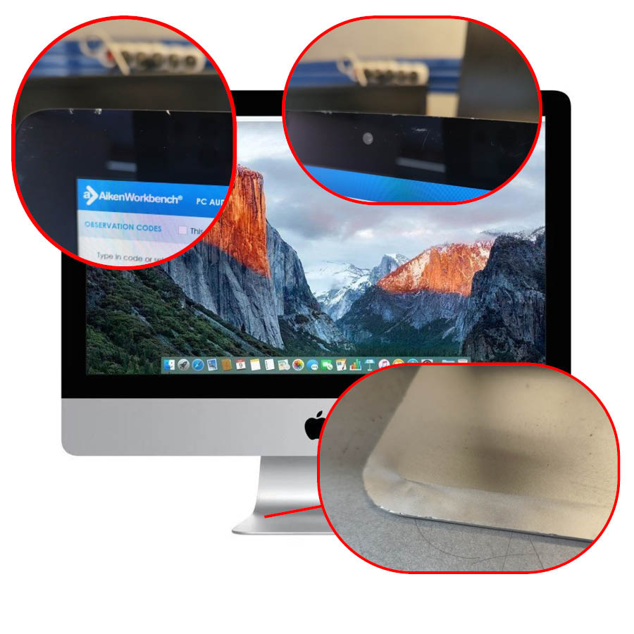 Apple (B) iMac 14,1 A1418 WiFi w/Monitor 21.5`` FHD i5-4570R/8GB DDR3/1TB/No ODD/Camera/Grade B Refu - Image 3