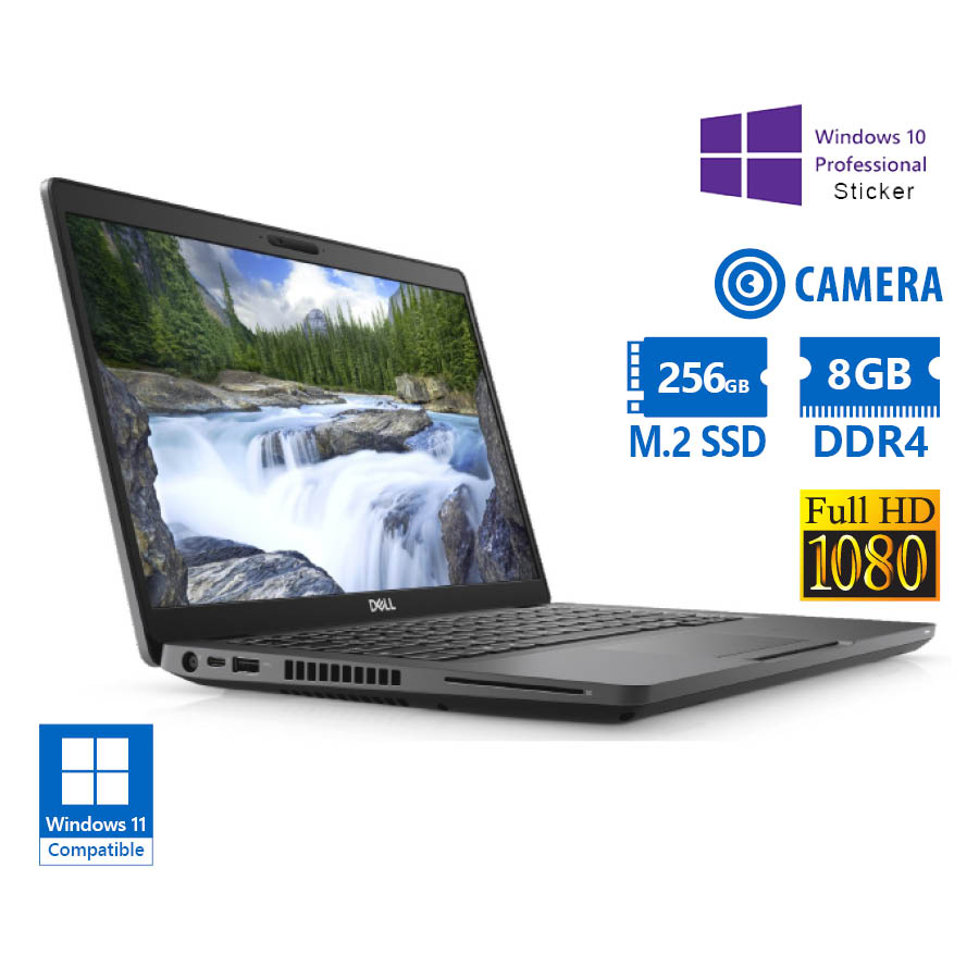 Dell Latitude 5400 i5-8365U/14``FHD/8GB DDR4/256GB M.2 SSD/No ODD/Camera/10P Grade A Refurbished Lap - Image 2