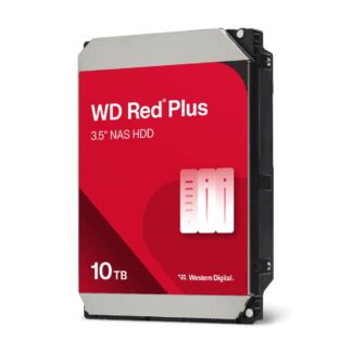 Western Digital Red Plus 10TB HDD 3.5" SATA III 7200rpm 512MB Cache NAS (WD100EFGX)