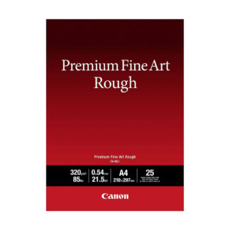 Canon FA-RG1 Photo Paper Premium Fine Art Rough A4 (21x30) 320gr/m² for Printers Inkjet 25 Sheets (4562C001) (CANFA-RG1A4)