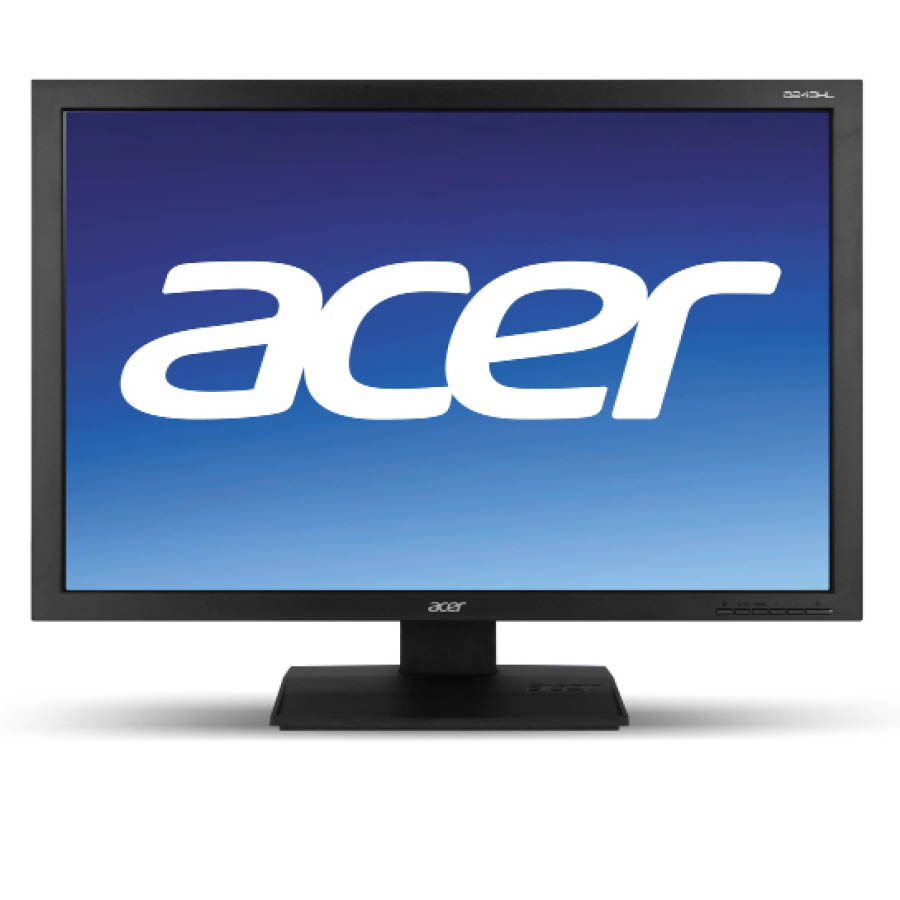 Used Monitor B243H LED/Acer/24``FHD/1920x1080/Wide/Black/D-SUB & DVI-D - Image 2