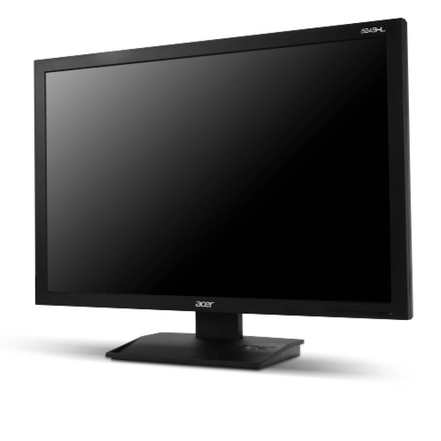 Used Monitor B243H LED/Acer/24``FHD/1920x1080/Wide/Black/D-SUB & DVI-D - Image 3