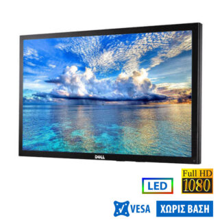 Used Monitor P2411H LED/Dell/24``FHD/1920x1080/Wide/Black/No Stand/Grade B/D-SUB & DVI-D & USB Hub