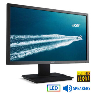 Used Monitor B246HL LED/Acer/24``FHD/1920x1080/Wide/Black/w/Speakers/D-SUB & DVI-D & DP & USB 3.0 Hu
