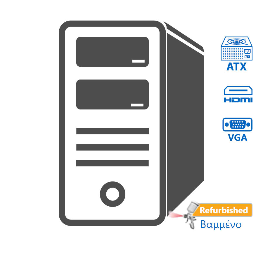 OEM Tower i5-4440/4GB DDR3/500GB/DVD/8H Grade A+ Refurbished PC