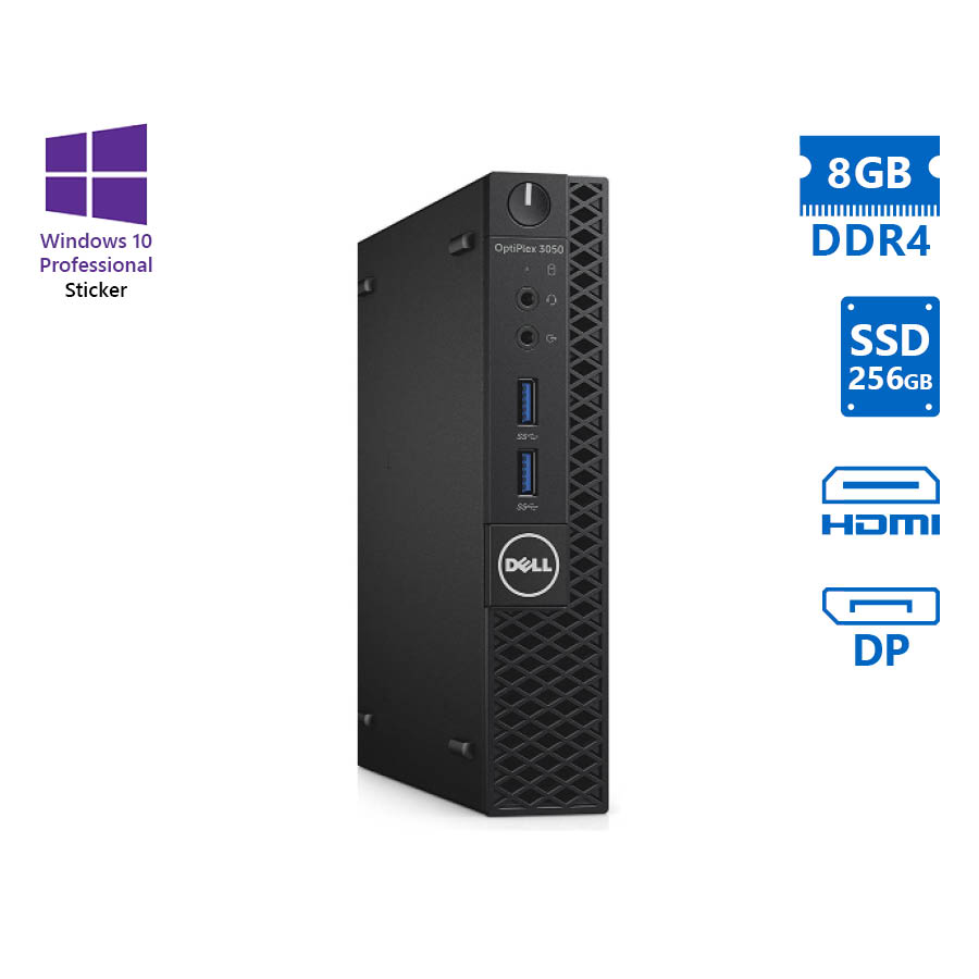 Dell Optiplex 3050 DM i5-6500T/8GB DDR4/256GB SSD/No ODD/10P Grade A Refurbished PC - Image 2