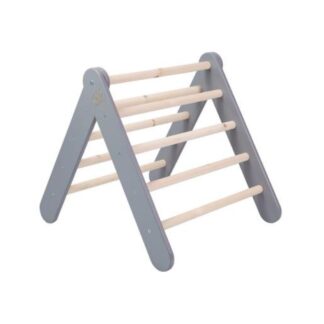 MeowBaby Wooden Pikler for Children Climbing Triangle for Kids, Gray  (WTD002IE) (MEBWTD002IE)