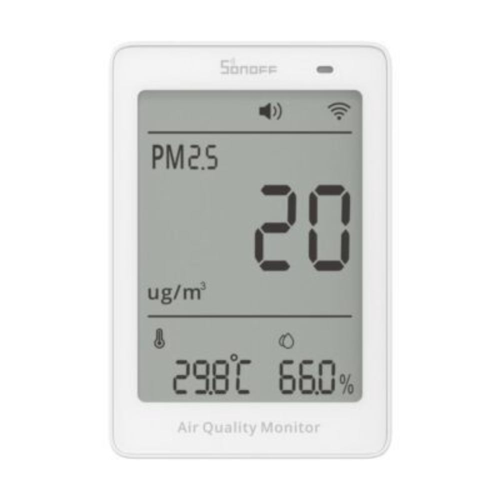 SONOFF AirGuard PM2.5 SAWF-07P WiFi LCD Οθόνη παρακολούθησης ποιότητας αέρα (SAWF-07P) (SONSAWF-07P)