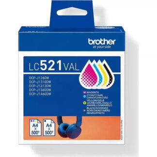 Brother Μελάνι Inkjet LC-521VA Multipack (LC521VAL) (BROLC521VAL)