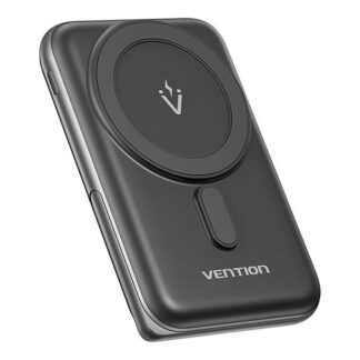 VENTION 10000mAh Magnetic Wireless Power Bank (USB-C + Wireless) 20W Black (FHNB0) (VENFHNB0)