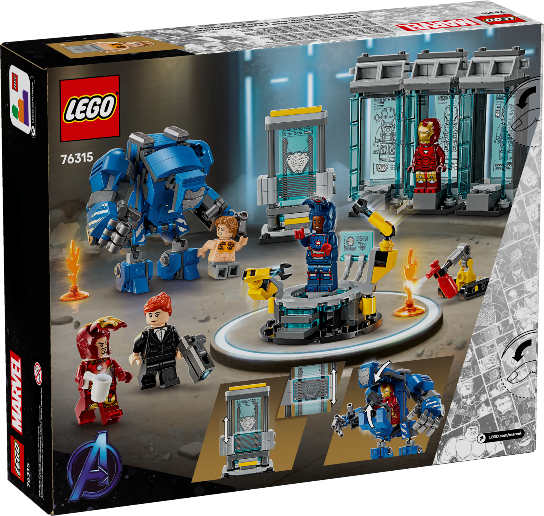 Lego Marvel Super Heroes Iron Man's Laboratory: Hall of Armor (76315) (LGO76315)