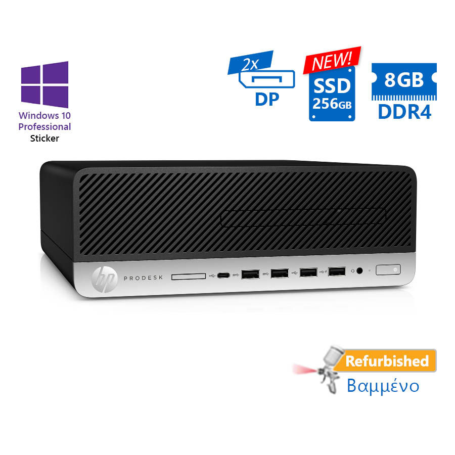 HP 600G3 SFF i5-6500/8GB DDR4/256GB SSD New/No ODD/10P Grade A+ Refurbished PC - Image 2
