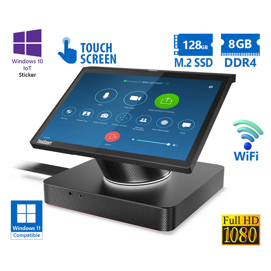 Lenovo ThinkSmart Hub 11H10002EU WiFi AIO w/Touchscreen 10.1”FHD/i5-8365U/8GB DDR4/128GB M.2 SSD/No - Image 2