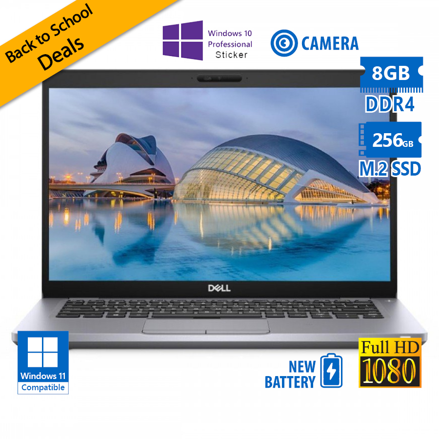 Dell Latitude 5410 i5-10310U/14``FHD/8GB DDR4/256GB M.2 SSD/No ODD/Camera/New Battery/10P Grade A Re - Image 2