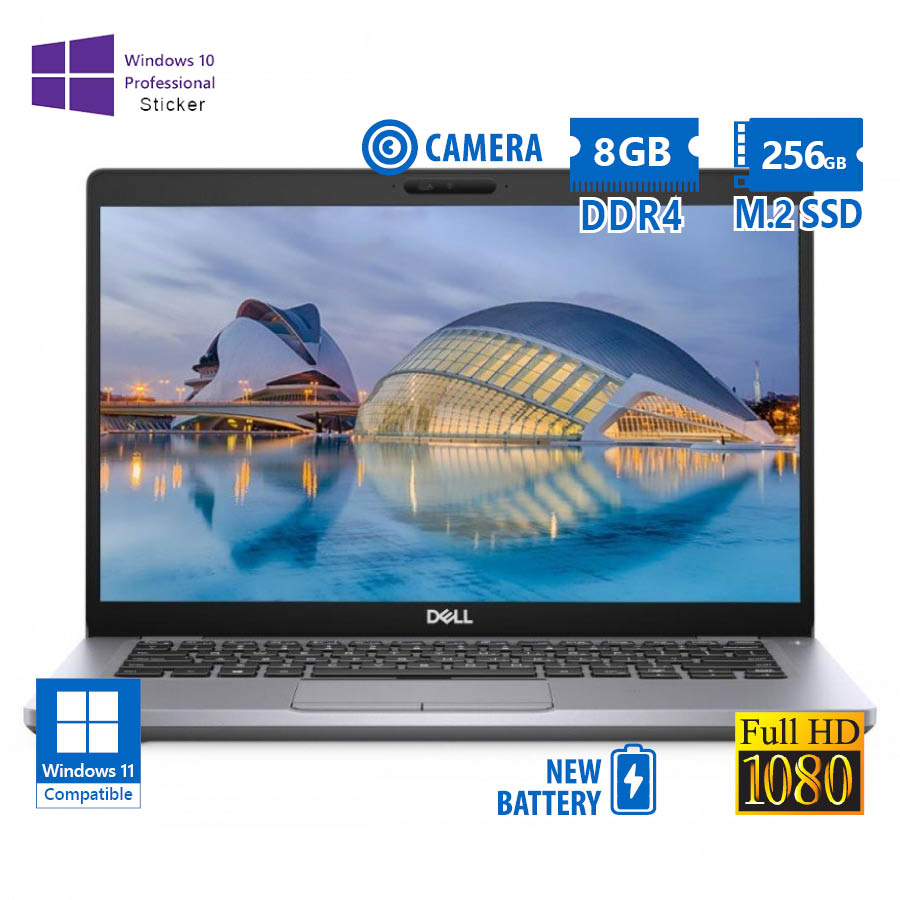 Dell (A-) Latitude 5410 i5-10310U/14``FHD/8GB DDR4/256GB M.2 SSD/No ODD/Camera/New Battery/10P Grade - Image 2