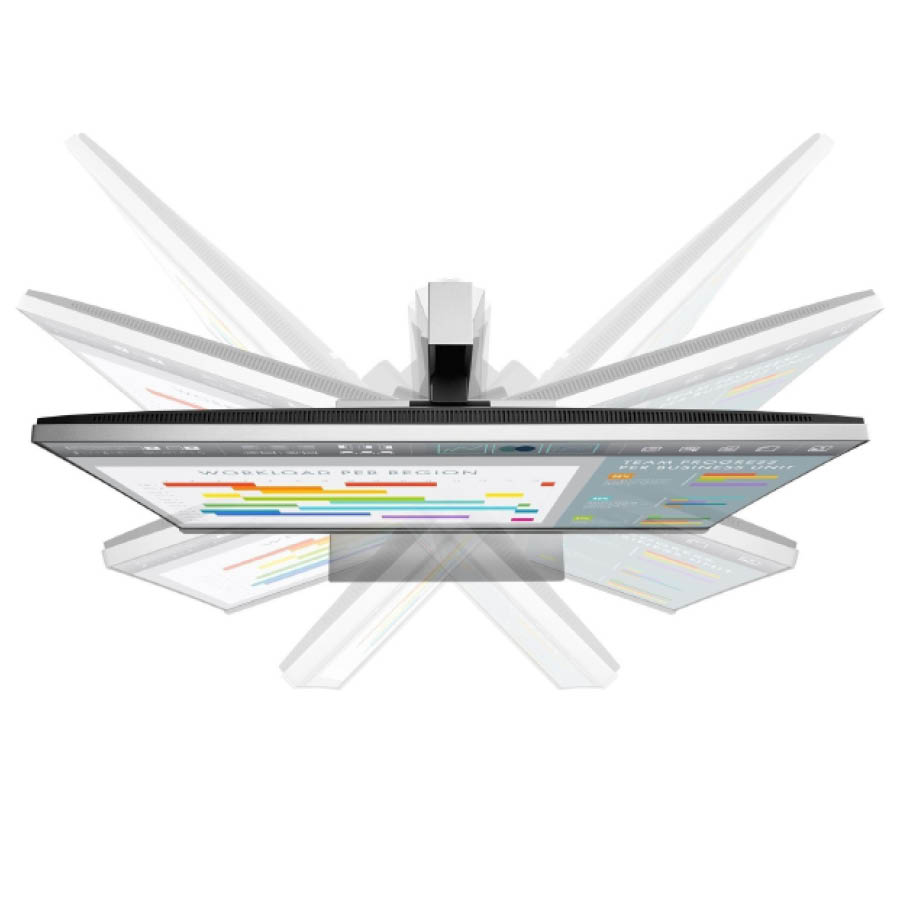 Used (A-) Monitor E243 IPS LED/HP/24``FHD/1920x1080/Wide/Silver/Black/Grade A-/D-SUB & DP & HDMI & U - Image 4