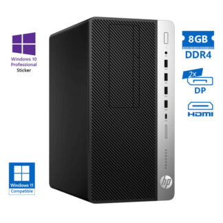 HP (A-) 600G5 Tower i5-9500/8GB DDR4/500GB/DVD/10P Grade A- Refurbished PC