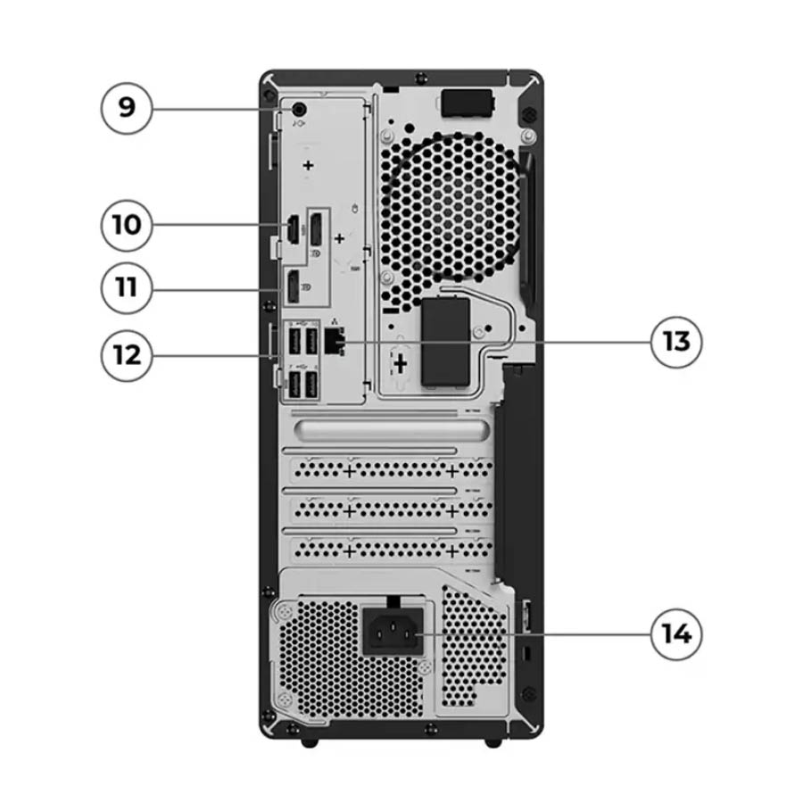 Lenovo M70t Tower i5-10400/16GB DDR4/256GB SSD New/DVD/10P Grade A+ Refurbished PC - Image 4