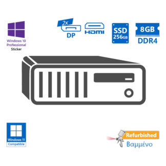 OEM SFF i5-11400/8GB DDR4/256GB SSD/DVD/10P Grade A+ Refurbished PC