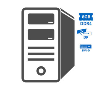 OEM Tower i5-6600/8GB DDR4/320GB/DVD/Grade A+ Refurbished PC