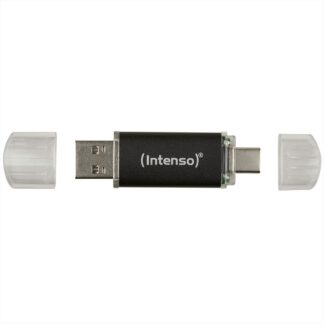 INTENSO Twist Line 128GB USB 3.2 Flash Drive USB-C USB-A Anthracite (3539491) (INTE3539491)